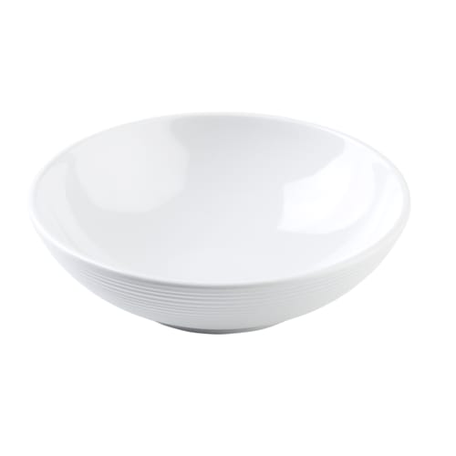 TableCraft 11150 Pulito Collection Round Coupe Bowl White Melamine  48 Oz