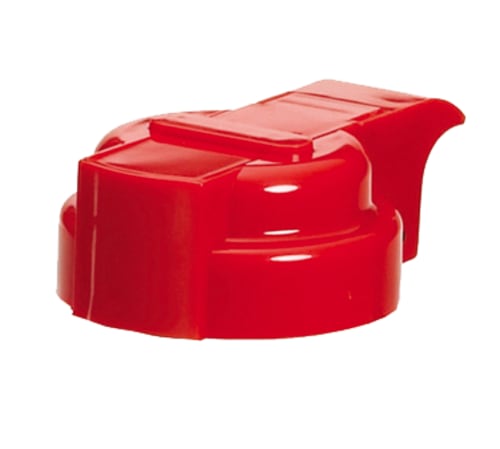 TableCraft 3248RT Replacement Syrup Pourer Top Red Plastic Fits Option Dispensers 3.94" x 2.62" x 1.38"