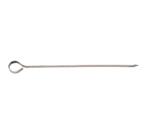 TableCraft 310 Oval Skewer Stainless Steel 10" x 0.88" x 0.19"