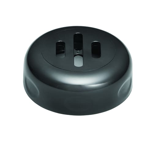 TableCraft C260SLTBK Cash & Carry Shaker Lid Top Slotted Polypropylene Pack of 12 2.19" x 2.19" x 0.75"