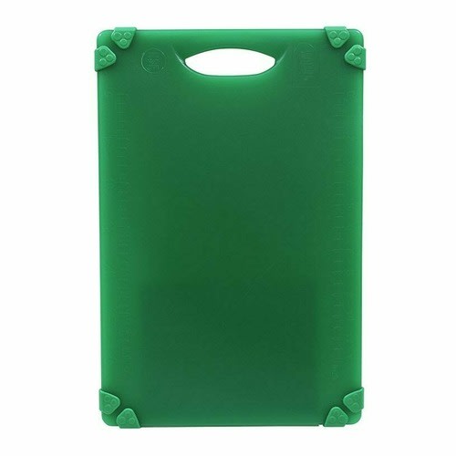 TableCraft CBG1218AGN Cash & Carry Grippy Cutting Board Green Polypropylene 18" x 12" x 0.62"