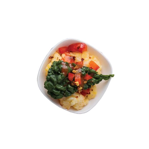 TableCraft 10315W Square Mini Bowl White Melamine  1.5 Oz