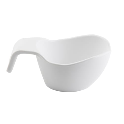 TableCraft 11679 Stackable Sauce Boat White Melamine  8 Oz
