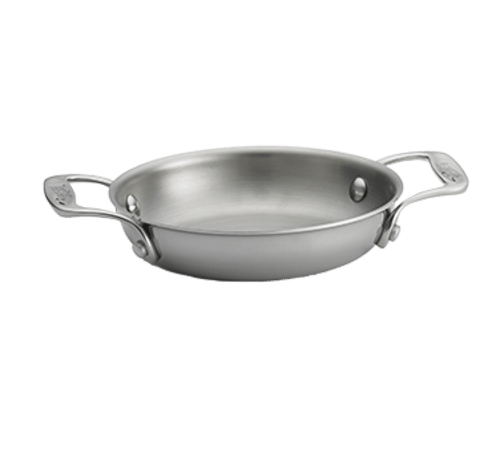 TableCraft CW2054 Tri-Ply Cookware Round Casserole Dish - Quarts Stainless Steel  0.5 Qt