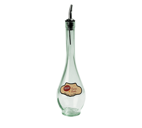 TableCraft 931J Siena Collection Oil & Vinegar Bottles (Bottle Only) Glass (Green Tinted Glass) 16 Oz