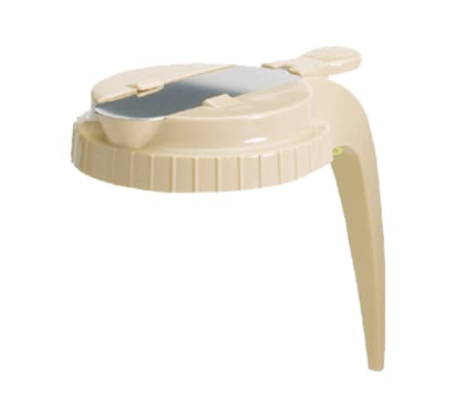 TableCraft 748AT Replacement Syrup Pourer Top Almond Plastic Fits 748 5" x 3.50" x 4.75"