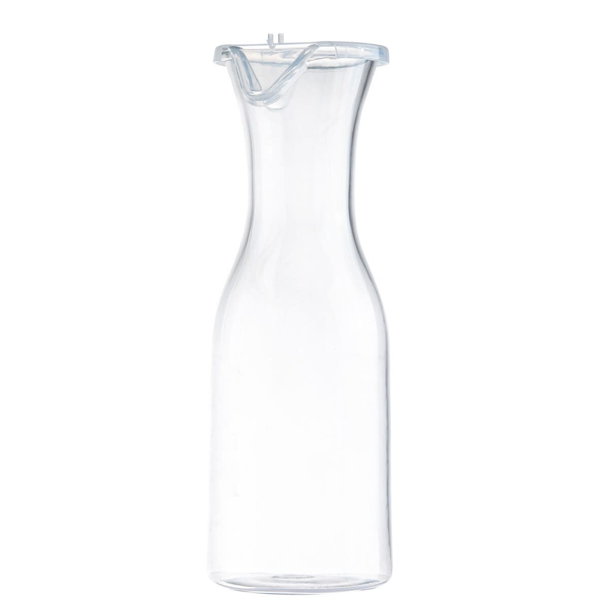TableCraft 10717 Cash & Carry Carafe with Lid Clear Polycarbonate  36 Oz