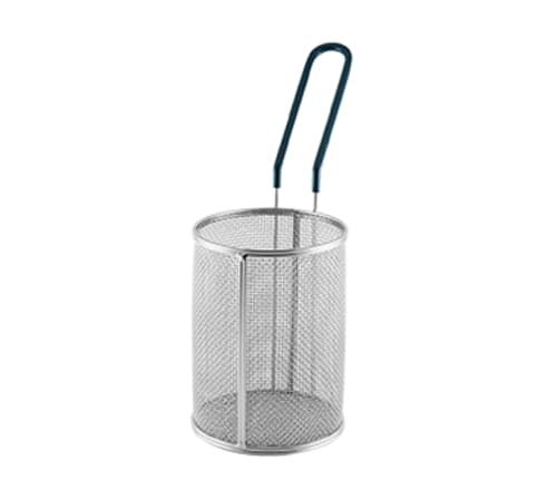 TableCraft 984 Round Pasta Basket Stainless Steel 4.5" dia x 6" 5" Handle 4.50" x 4.50" x 6"