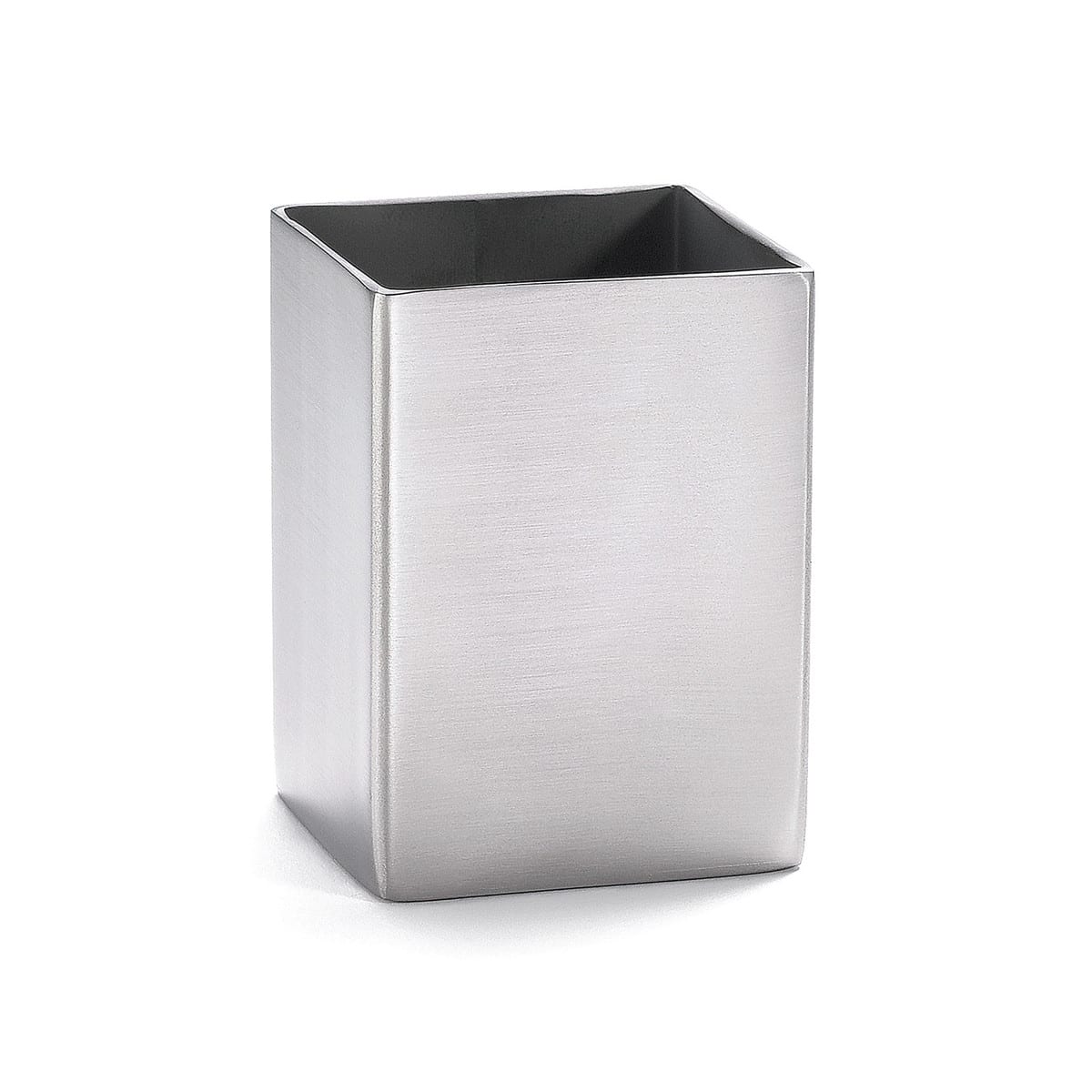 TableCraft 1156 Square Sugar Packet Holder Stainless Steel 2" x 2" x 2.75"