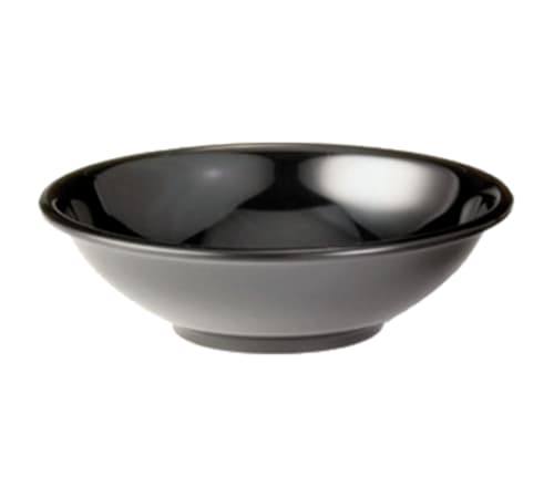 TableCraft 252B Round Bowl Black Melamine 12 Oz
