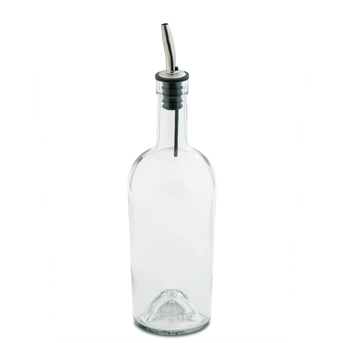 TableCraft H932 Cash & Carry Oil & Vinegar Bottles Glass (Clear Glass) 17.5 Oz