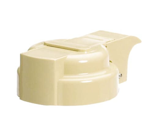 TableCraft 3248BET Replacement Syrup Pourer Top Beige Plastic Fits Option Dispensers 3.94" x 2.62" x 1.38"