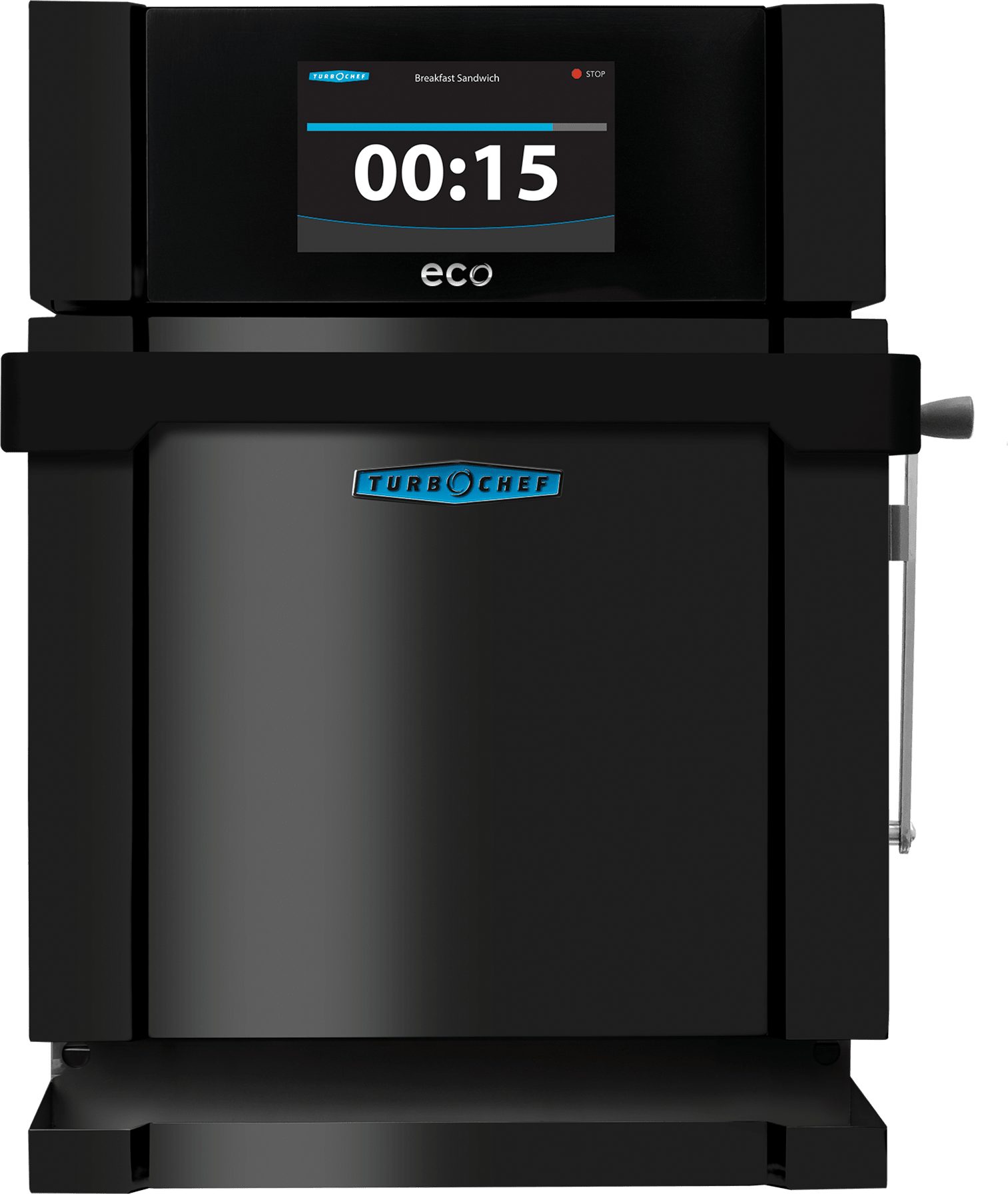 TurboChef ECO-9500-905 Eco El Bandido Panini Press Rapid Cook Oven, Jet Black