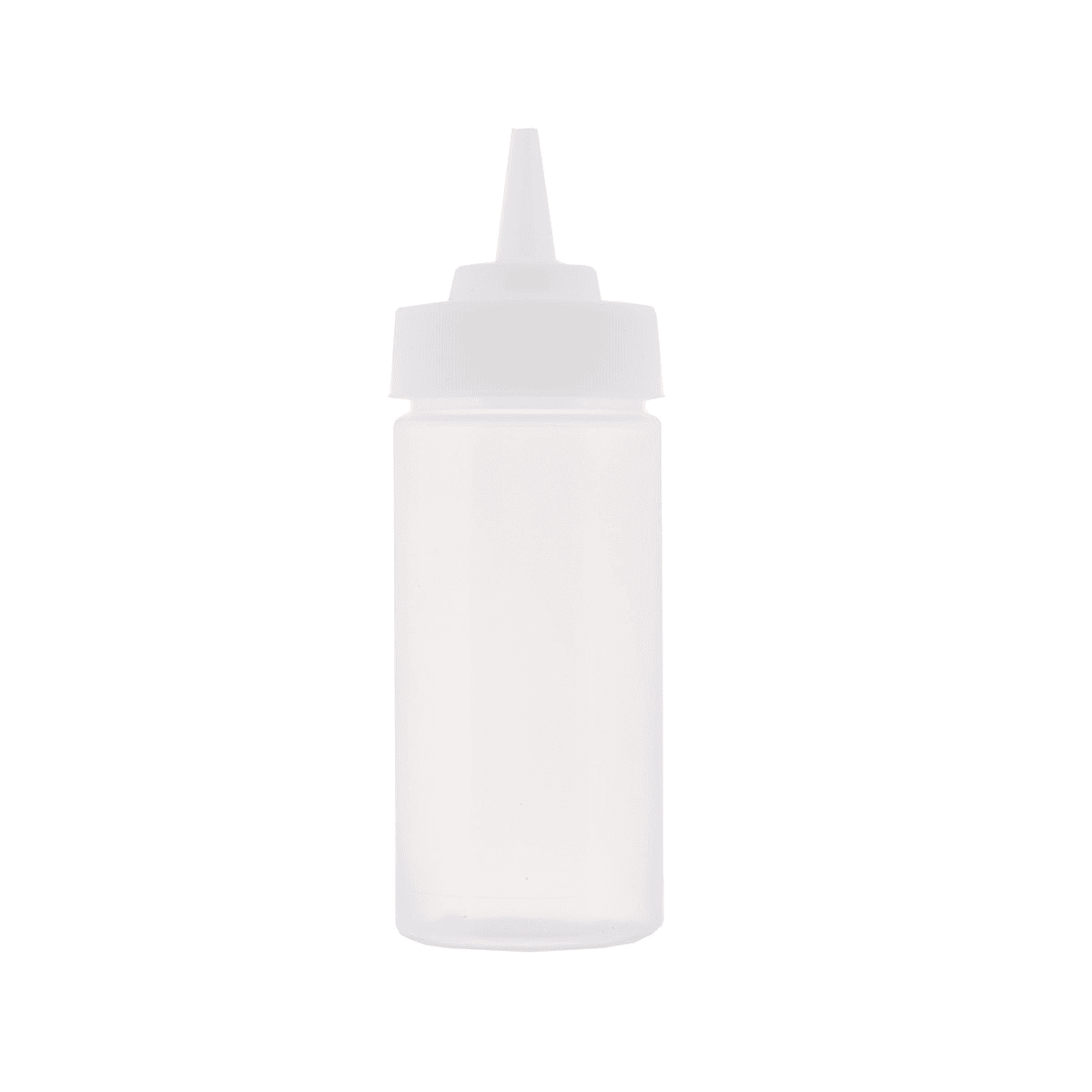 TableCraft 10853C Widemouth Squeeze Bottle Clear Polyethylene 8 Oz