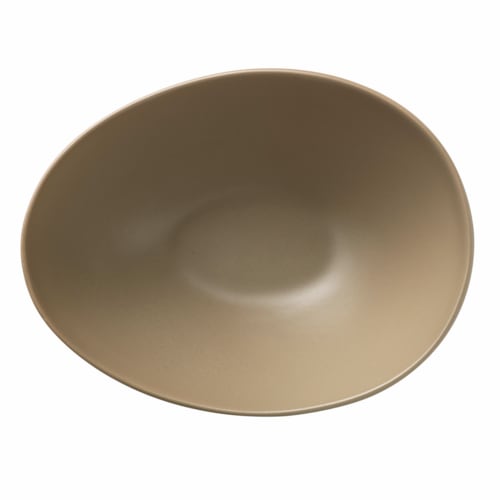 Libbey DRI-6-S Driftstone 38 oz. Sand Organic Oval Bowl