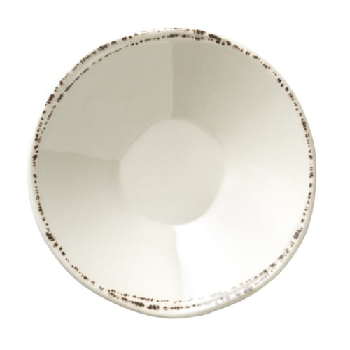 Libbey FH-511MEL 5 oz. Farmhouse Ivory White Melamine Fruit Bowl