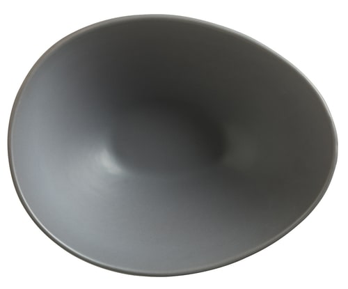 Libbey DRI-6-G Driftstone 38 oz. Granite Organic Oval Bowl