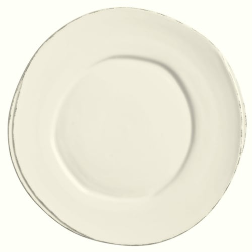 Libbey FH-500 Farmhouse® 6.375" Round Cream White Wide Rim Plate