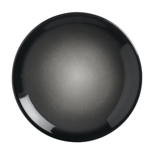 Libbey PEB-2-O Pebblebrook 9" Round Obsidian Coupe Plate