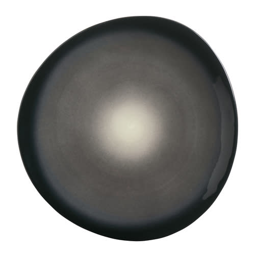 Libbey PEB-4-O Pebblebrook 6.875" Round Obsidian Coupe Plate