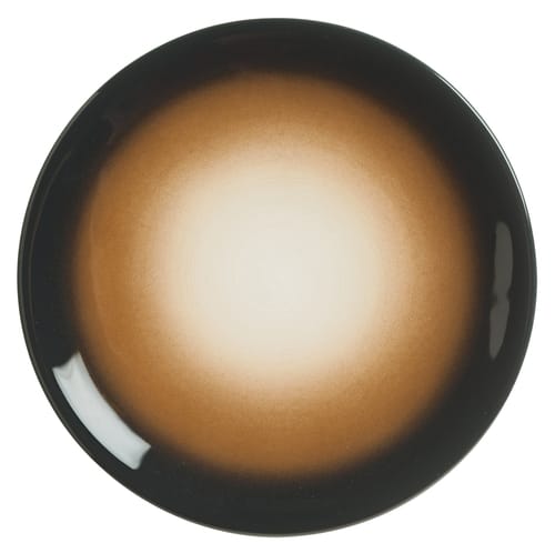 Libbey PEB-3-T Pebblebrook 11" Round Tigers Eye Coupe Plate