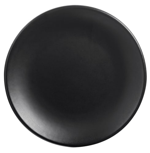 Libbey DRI-1-O Driftstone 6" Round Onyx Coupe Plate