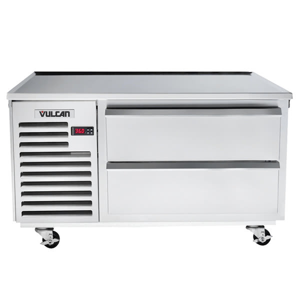 Vulcan VSC48 48" Flat Top Stainless Steel Refrigerated Base With 2 Drawers