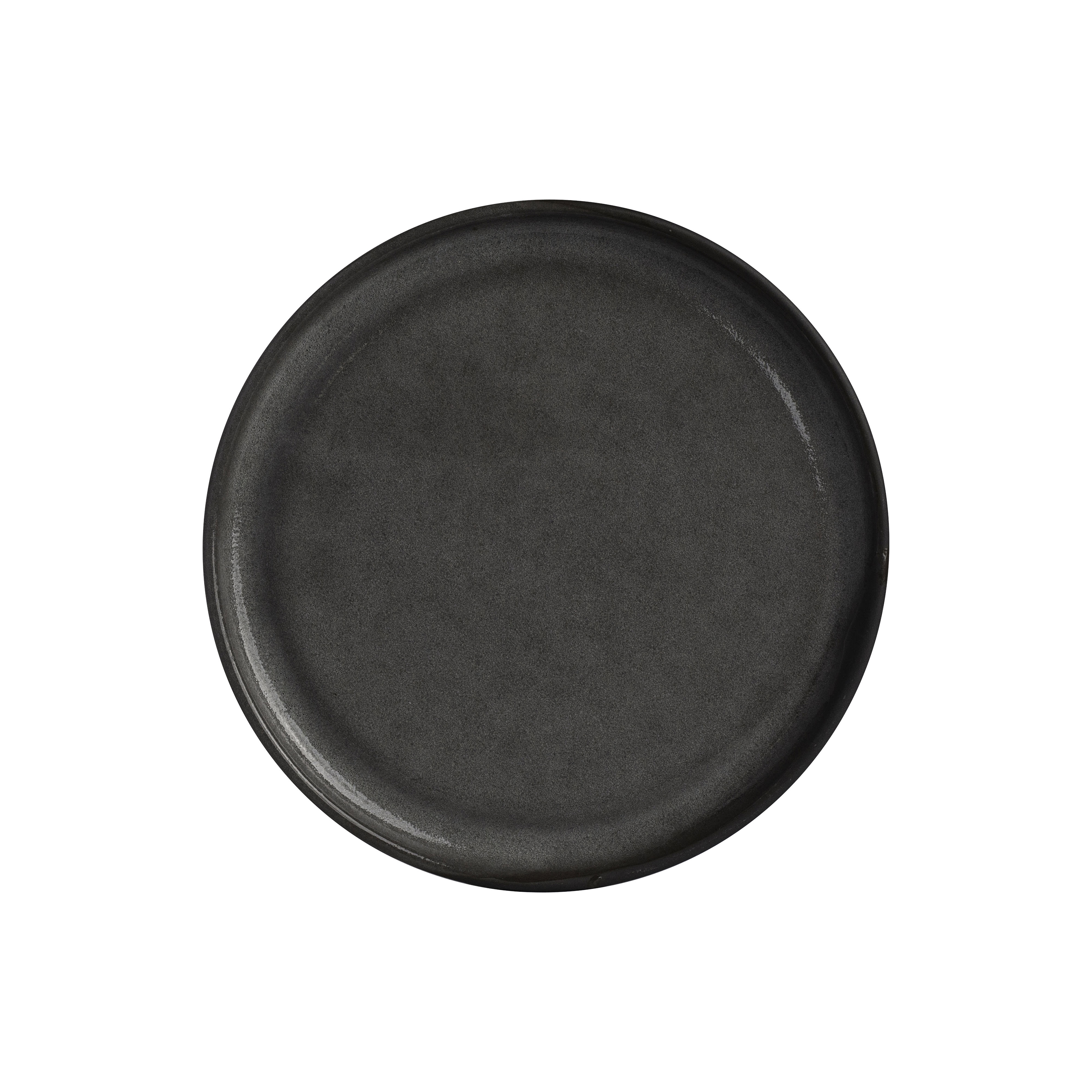 Off Grid Studio Gembrook Gray Plate D 8.0" H 0.625" 24/Case
