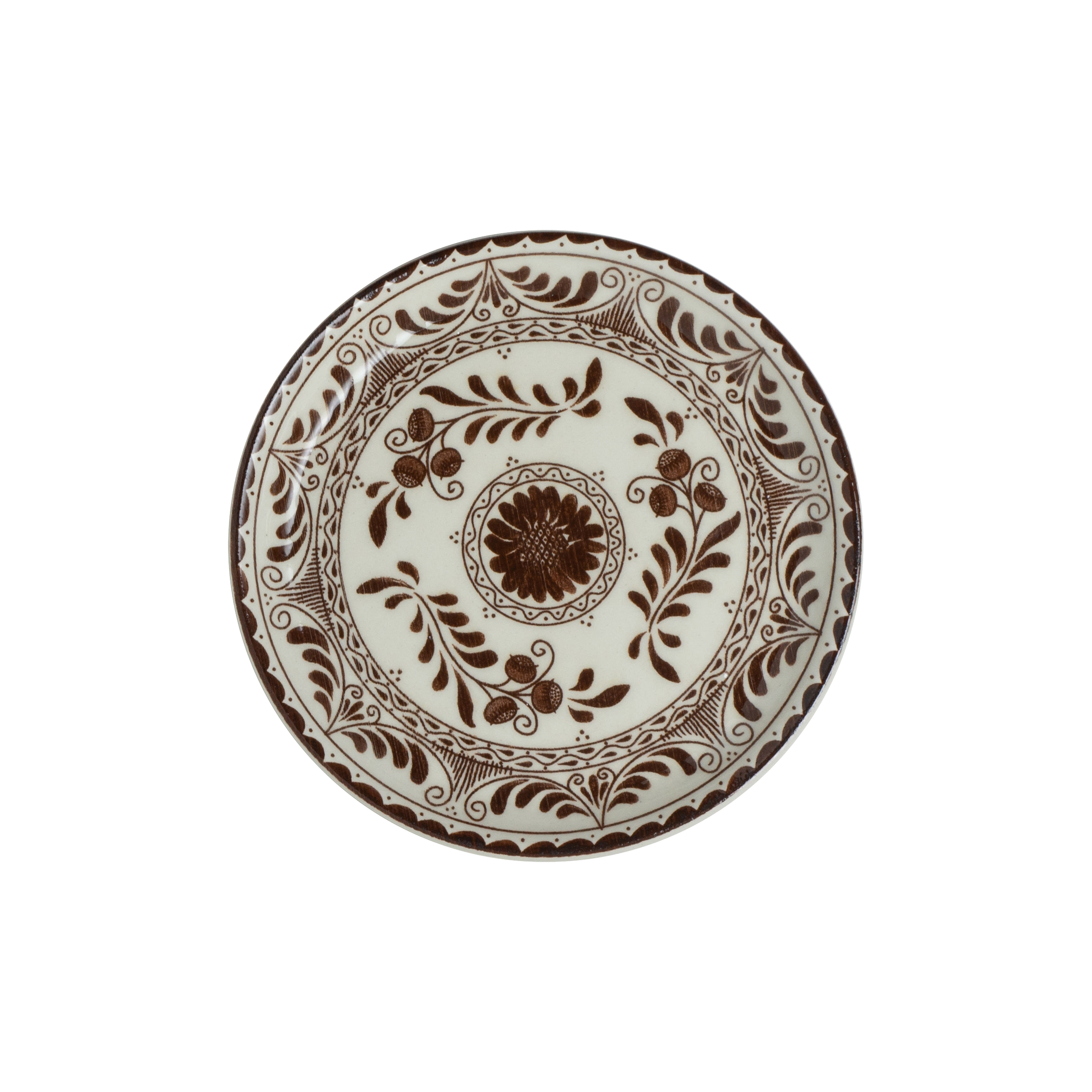 Anfora Talavera Motiva Talavera Motiva Brown Plate D 5.75" 24/Case