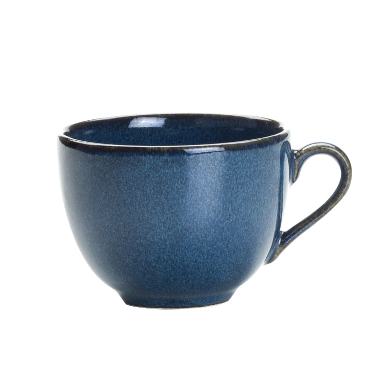 Rene Ozorio - Wabi Sabi Indigo Coffee Cup L 4.375" W 3.5" H 2.63" (8.0 oz) 12/Case