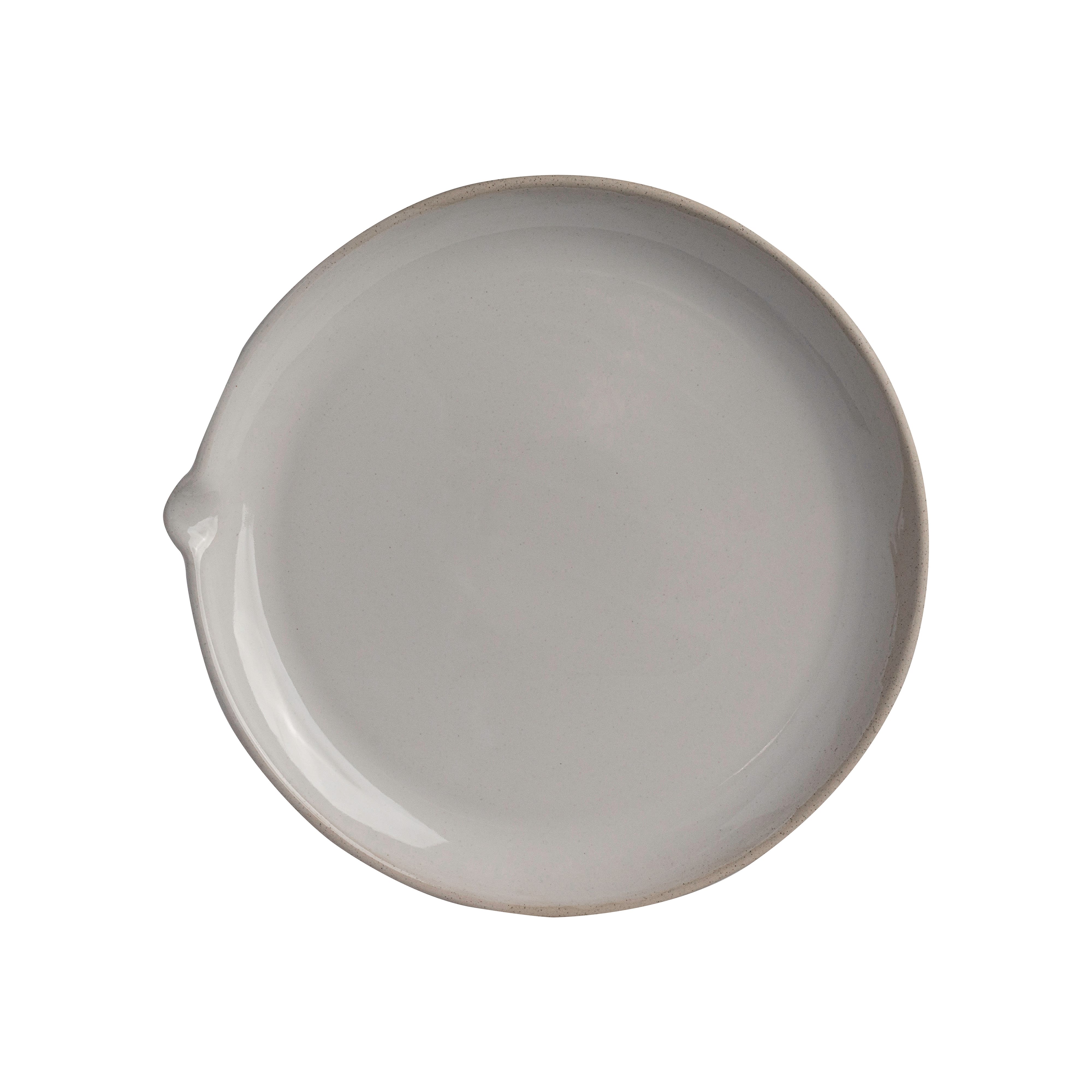 Off Grid Studio Gembrook White Plate L 10.375" W 10.0" H 1.125" 24/Case