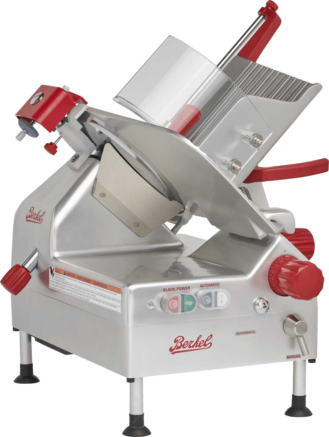 Berkel B12A-SLC 12" Medium-Duty Automatic Gravity Feed Meat Slicer with Manual Use Option - 1/2 hp