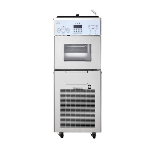 Icetro America IS-0700-AS 21" Air Cooled Snowflake Ice Machine with Bin, 705 lbs./Day