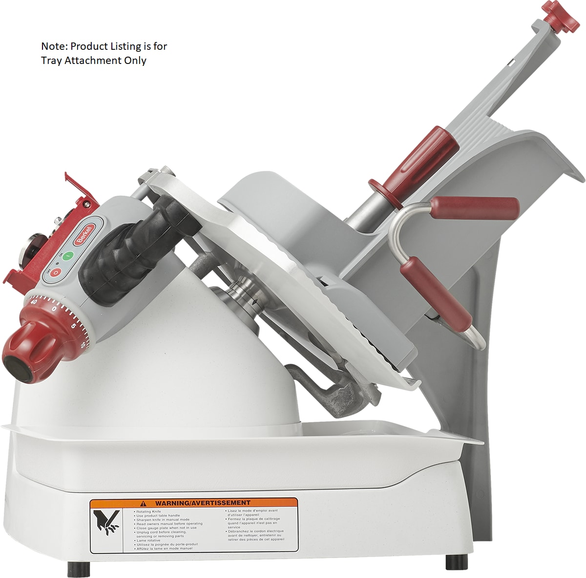 Berkel X13-TRAY Form Fitted Slaw Tray for X13-PLUS Series