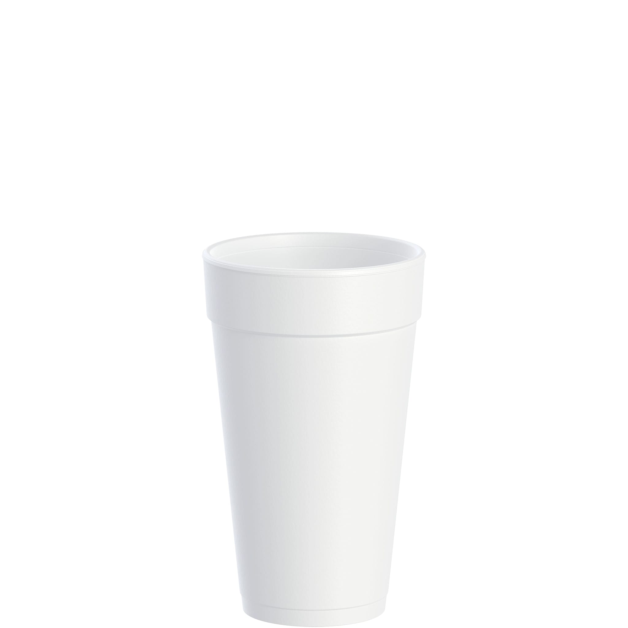 Dart 20J16 Foam Drink Cups, 20 oz, White, 500/Carton