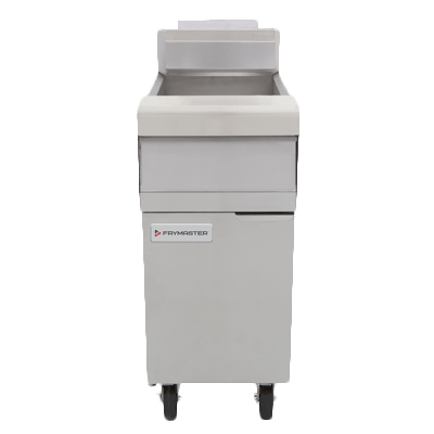 Frymaster MJ140 40 lb. Open-Pot LP Gas Floor Deep Fryer, 1-Pot, w/ Millivolt Controller
