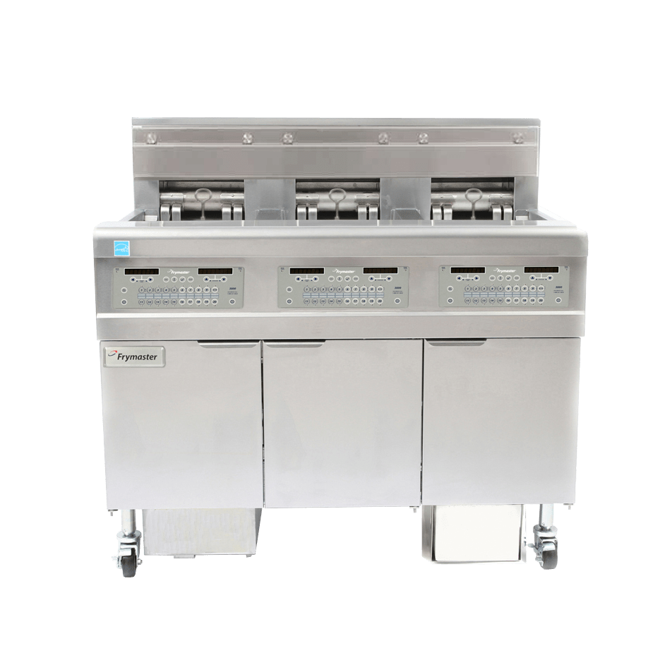 Frymaster FPEL314CA OCF30™ 90 lb. Open-Pot Electric Floor Deep Fryer, 3-Pot, 240V/3-Phase, w/ SMART4U 3010 Controller
