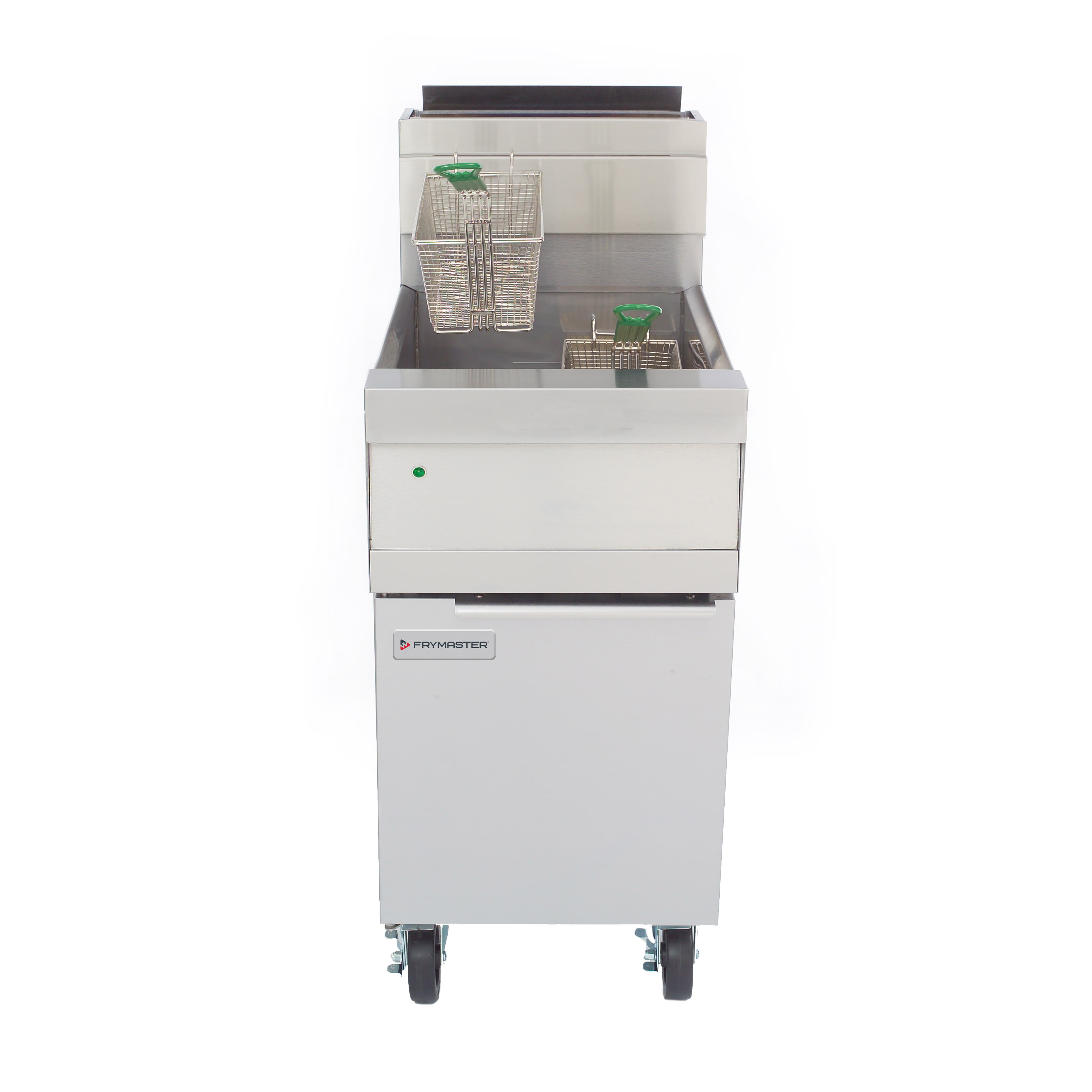 Frymaster HD160G Decathlon HD 80 lb. Tube-Style Natural Gas Floor Deep Fryer, 1-Pot, w/ SMART4U 3000 Controller