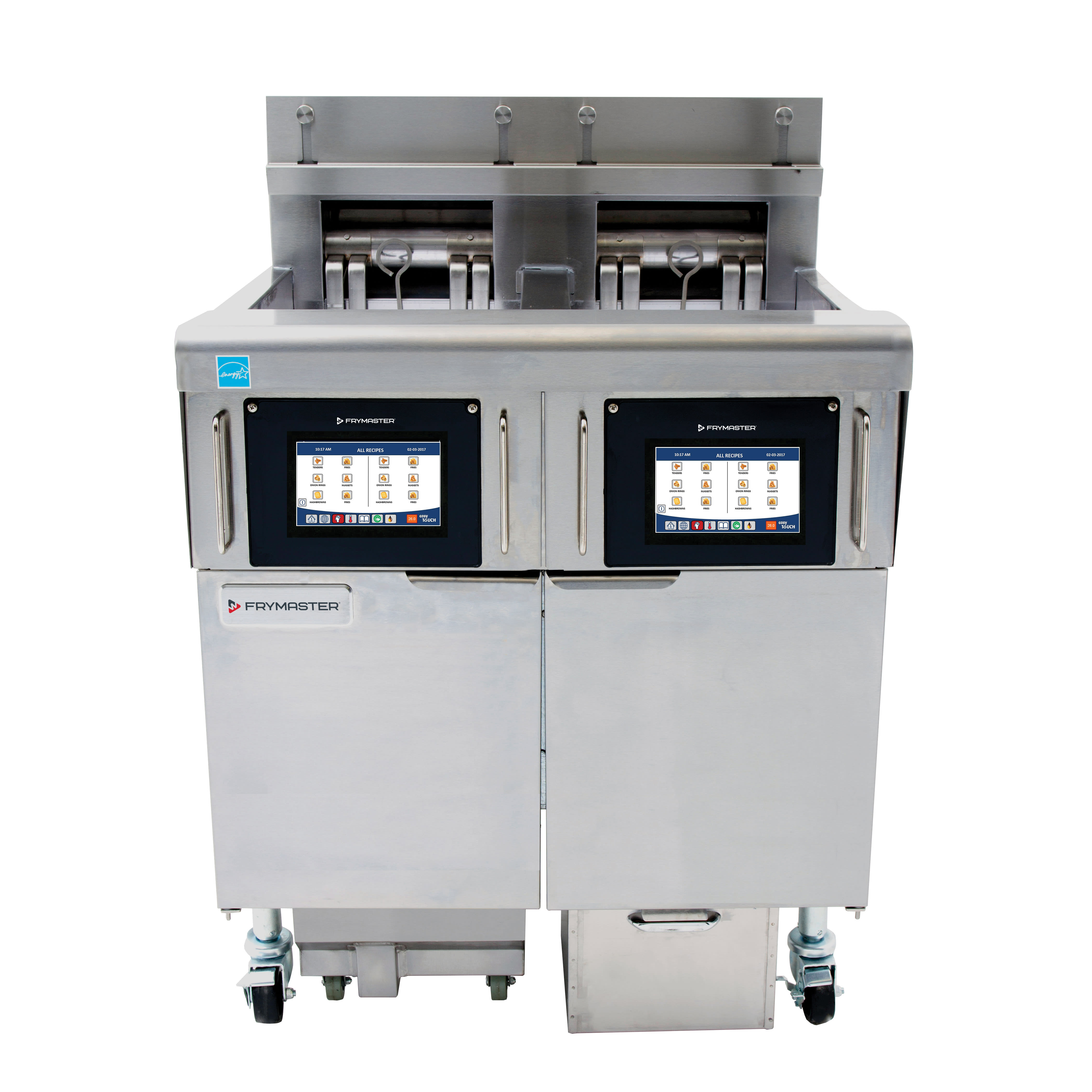 Frymaster 3FQE30U FilterQuick® 90 lb. Electric Floor Deep Fryer, 3-Pot, 240V/3-Phase, w/ easyTouch® Controller