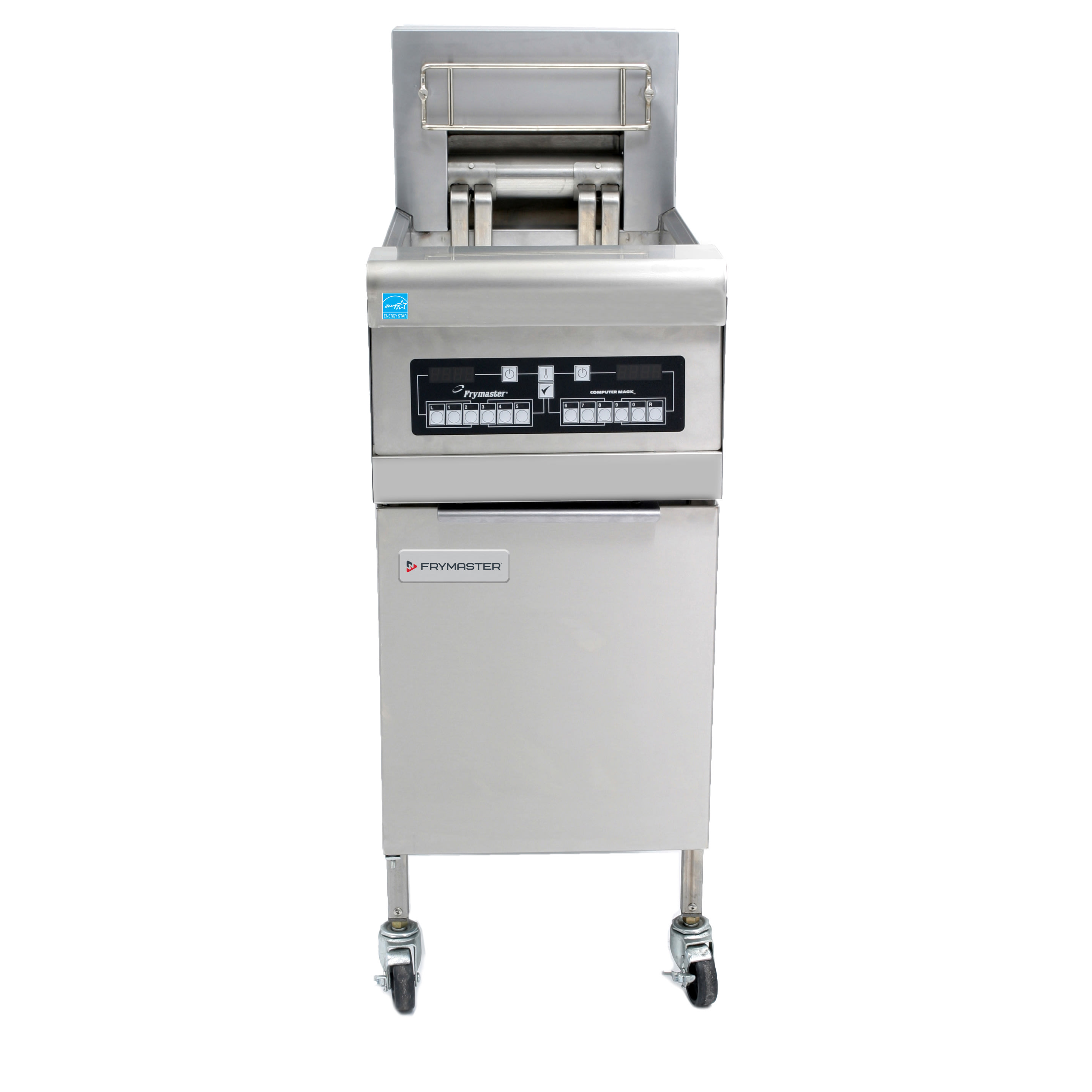 Frymaster RE14 50 lb. Open-Pot Electric Floor Deep Fryer, 1-Pot, 208V/1-Phase, w/ Digital Timer Controller