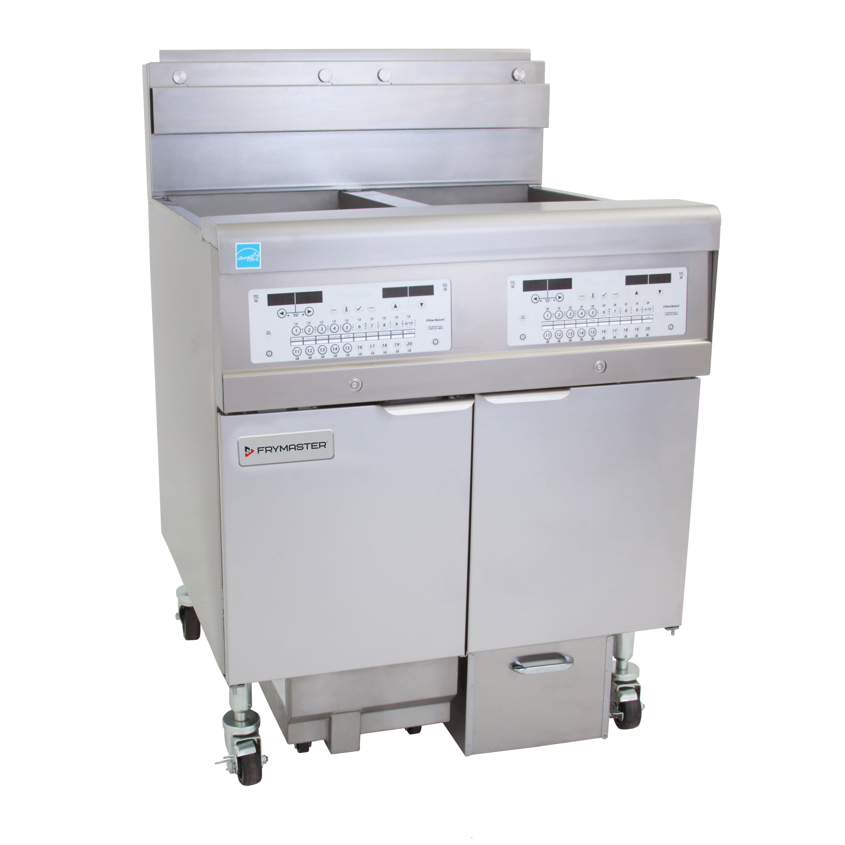 Frymaster 3FQE60U FilterQuick® 180 lb. Electric Floor Deep Fryer, 3-Pot, 240V/3-Phase, w/ easyTouch® Controller