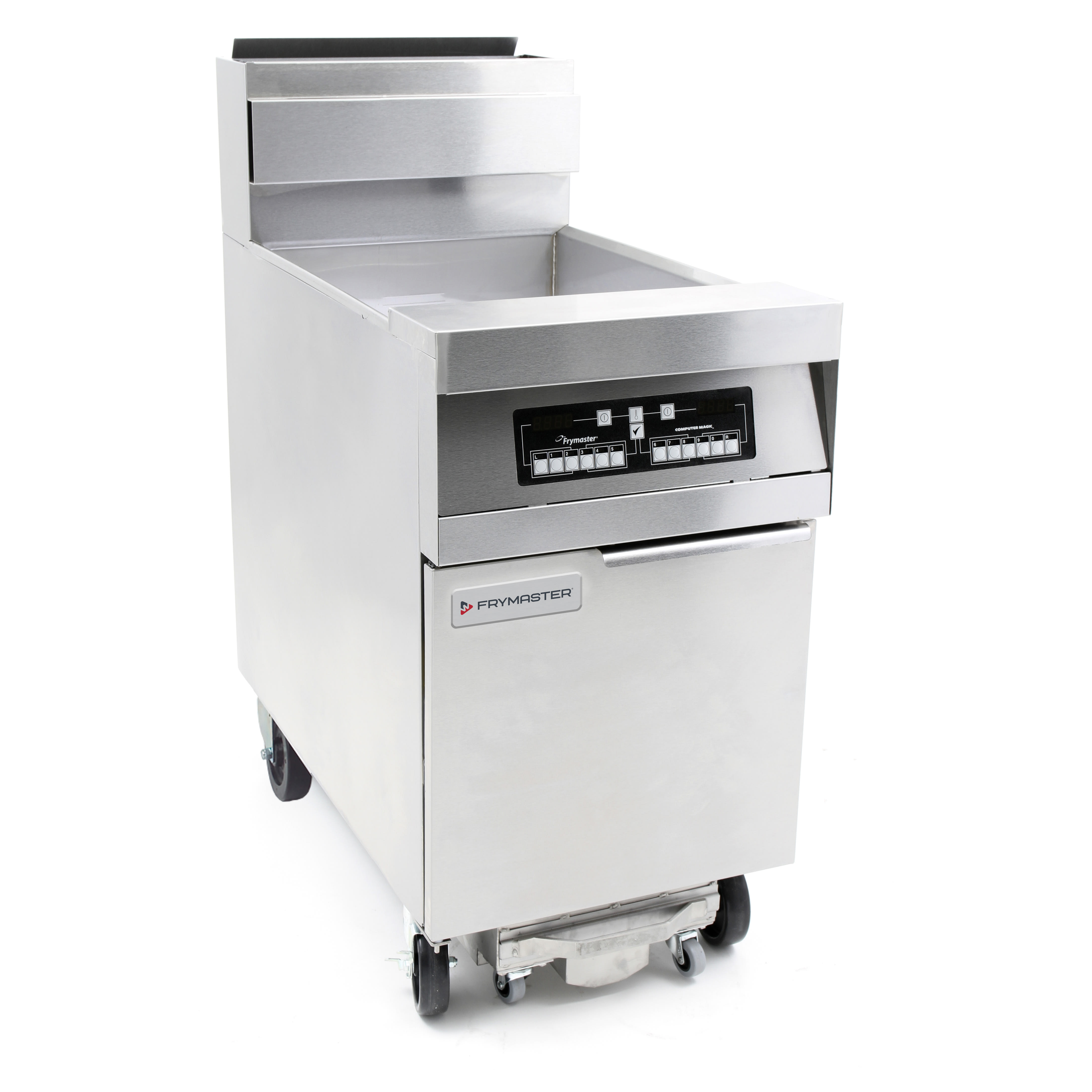 Frymaster CFHD160G Decathlon HD 80 lb. Tube-Style Natural Gas Floor Deep Fryer, 1-Pot, w/ CM3.5 Controller