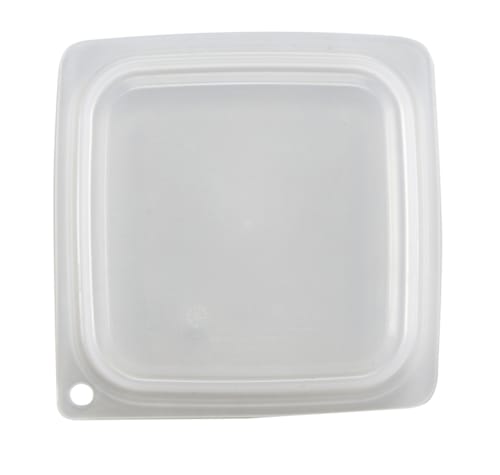 Cambro SFC1FPPP190 Square Food Storage Container Cover, 1 qt, Polypropylene, Clear
