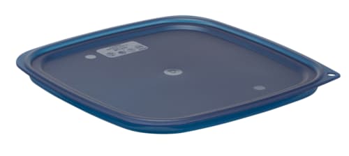Cambro SFC12FPPP267 Square Food Storage Container Cover, 12", Stackable, Polypropylene, Clear
