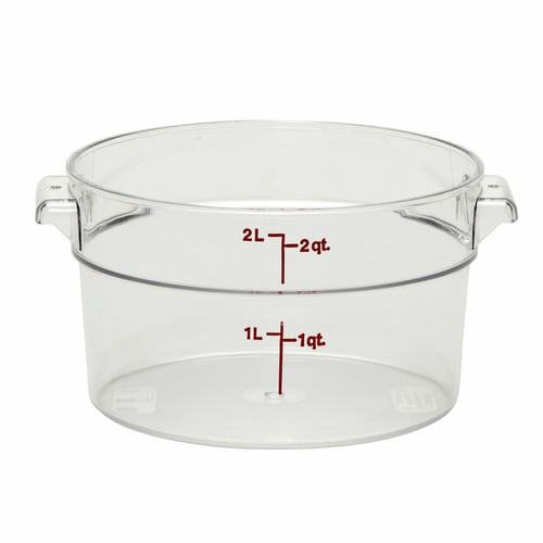 Cambro RFSCW2135 Rectangular Food Storage Container, 1/2 Size, Polycarbonate