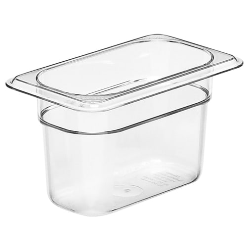 Cambro 94CW135 Camwear 1/3 Size 4" Deep Polycarbonate Food Pan