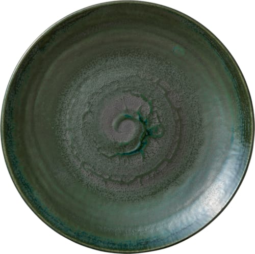 Libbey 801123041000103 Heart & Soul 11.85" Round Avocado Coupe Plate