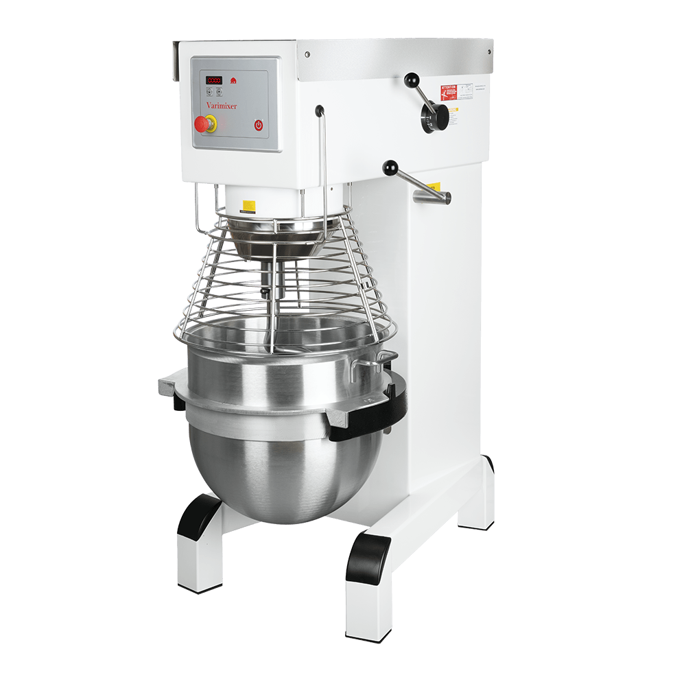 Varimixer V80PL V-Series 80 Qt. Planetary Floor Mixer with Power Bowl Lift and Standard Accessories - 208V