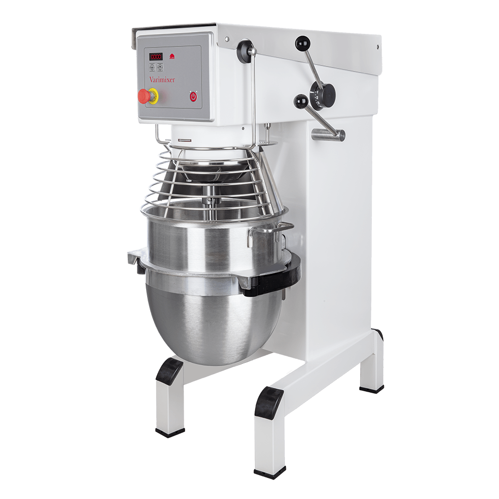 Varimixer V40-3 V-Series 40 Qt. Planetary Floor Mixer with Manual Bowl Lift and Standard Accessories - 208V, 3 Phase, 3 hp