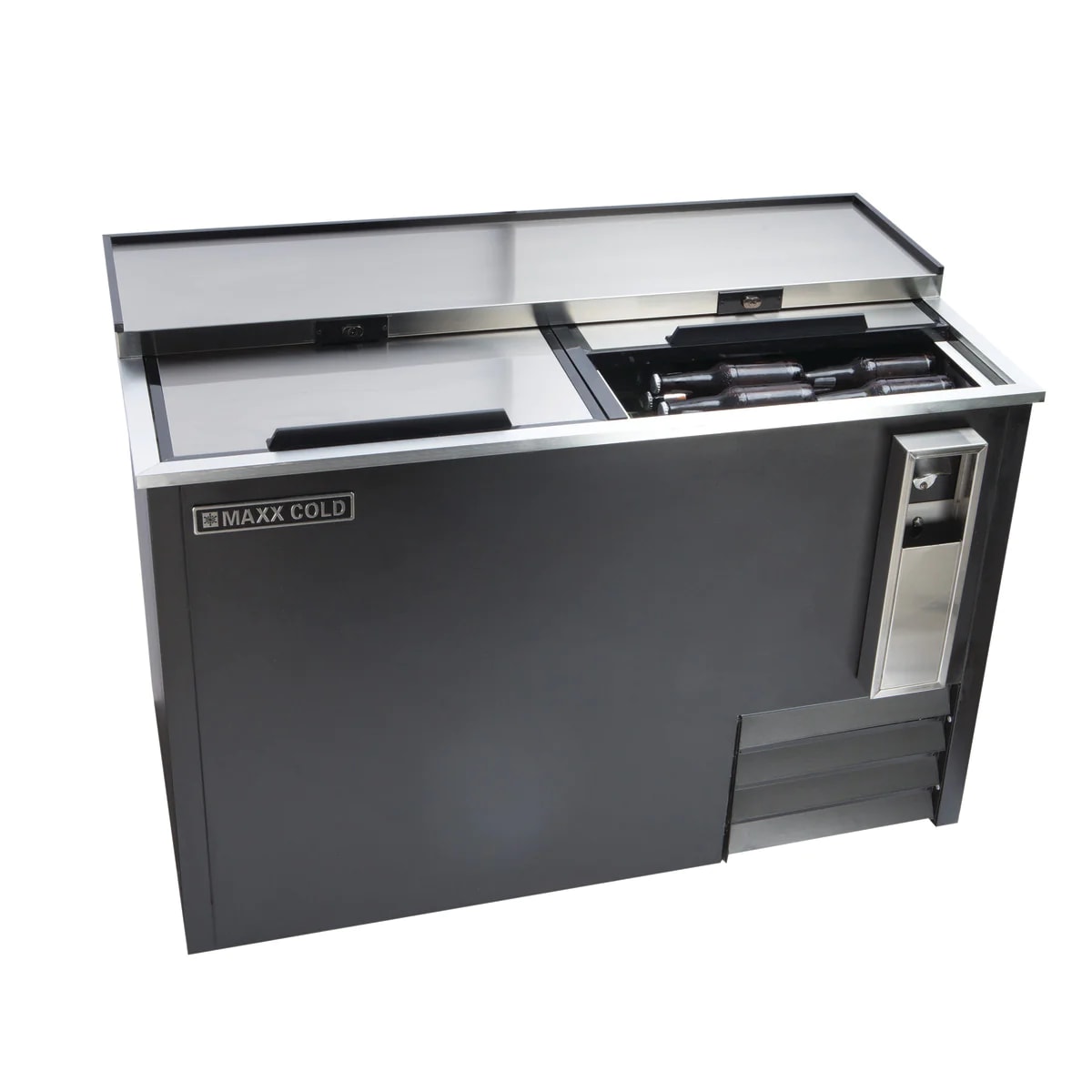 Maxx Cold MXCR50BHC 14 Cu. Ft. Horizontal Bottle Cooler, 115V